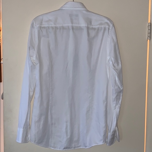 Boss by Hugo Boss white 💯 Cotton Shirt sz 15 NWT - Picture 6 of 7